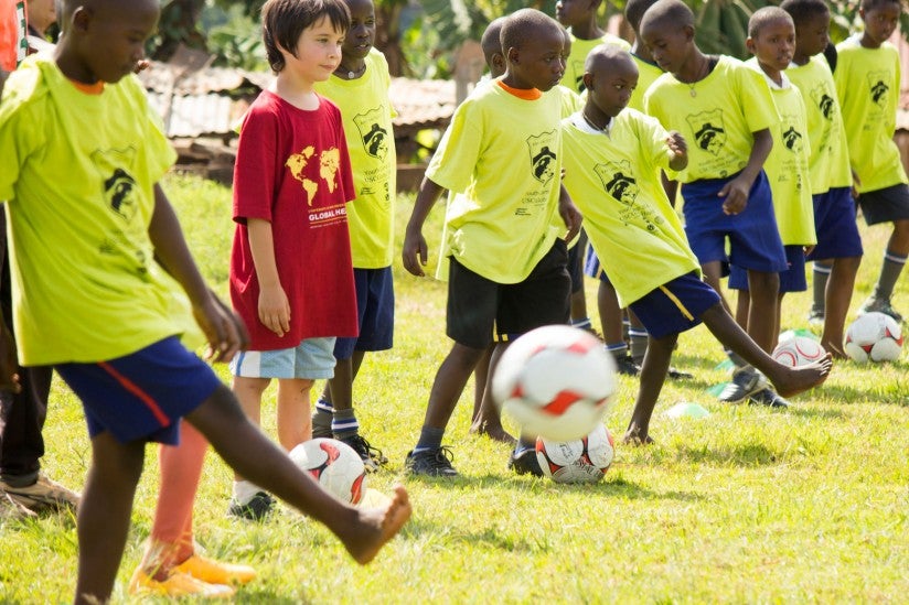 youth and soccer in Uganda