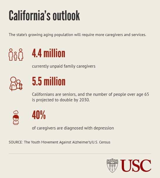 infographic showing seniors by the numbers