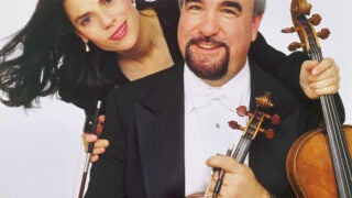 Violist Karen Dreyfus and violinist Glenn Dicterow