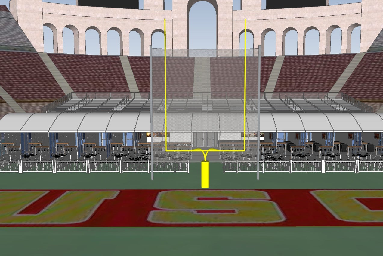 Coliseum on-field suites, club areas to be added at USC football games ...