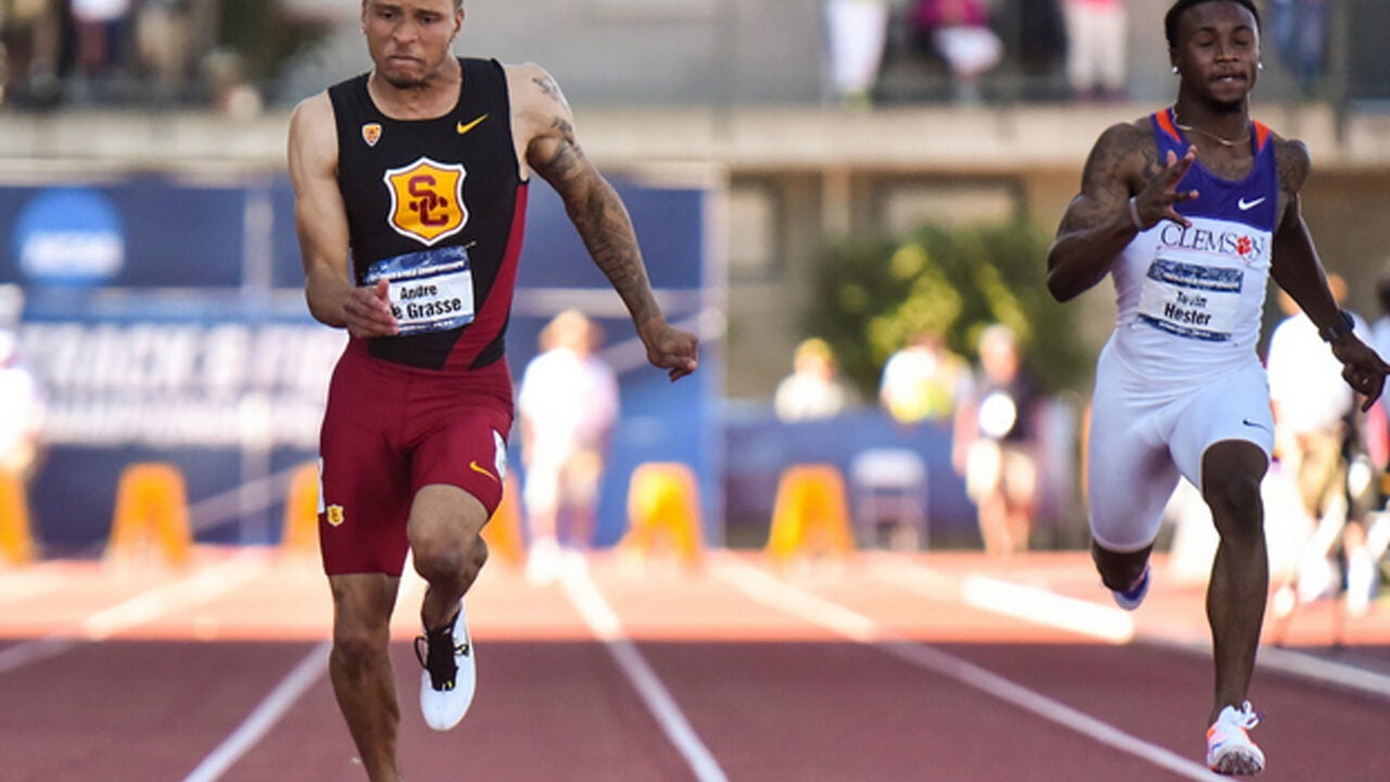 Andre De Grasse Leads The Way: Usc Men 5th, Women 7th In Ncaa Track 