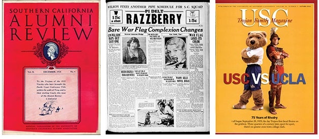 Three magazine covers side by side