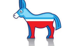 democratic donkey illustration