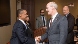 Erroll Southers with Rep. Rick Larsen