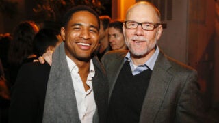 MFA student and David Warshofsky