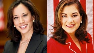 Kamala Harris and Loretta Sanchez