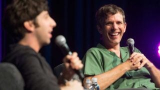 David Bridel in an interview with actor Simon Helberg