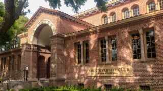 Exterior of University Club on USC's campus