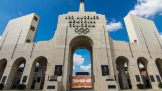 Los Angeles Coliseum peristyle