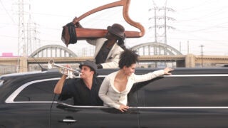 opera performing in limo