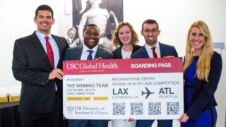 USC Global Health Case winners