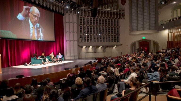 panelists and audience