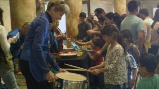 children playing instruments