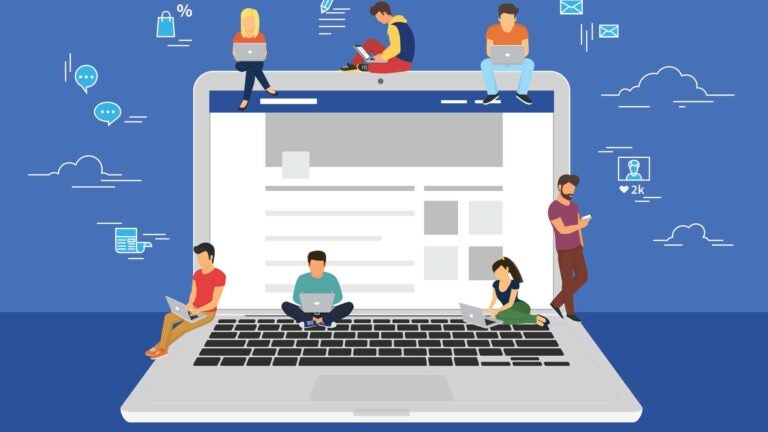 people webinar illustration