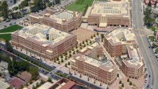 usc village aerial view