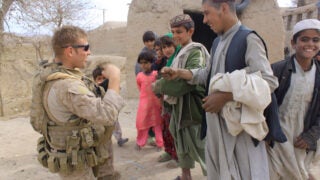 Patrick O'Neill in Afghanistan