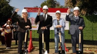 Iovine and Young academy groundbreaking