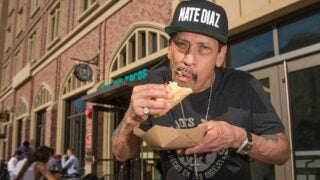 Danny Trejo at Trejo's Tacos, USC Village