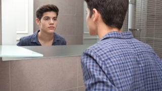 male with eating disorder