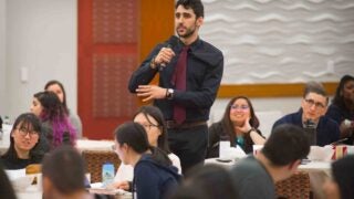 Edmundo Diaz at a conference