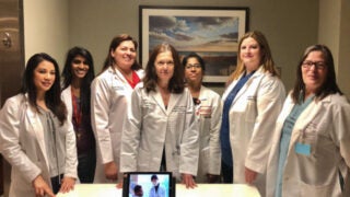 lung transplant team