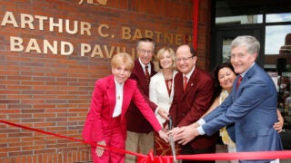 Trojan Marching Band pavilion named for Director Arthur C. Bartner