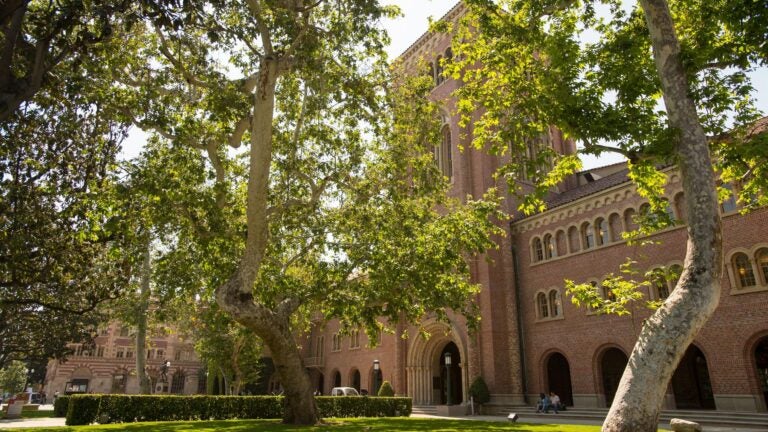 lawn in front of Doheny