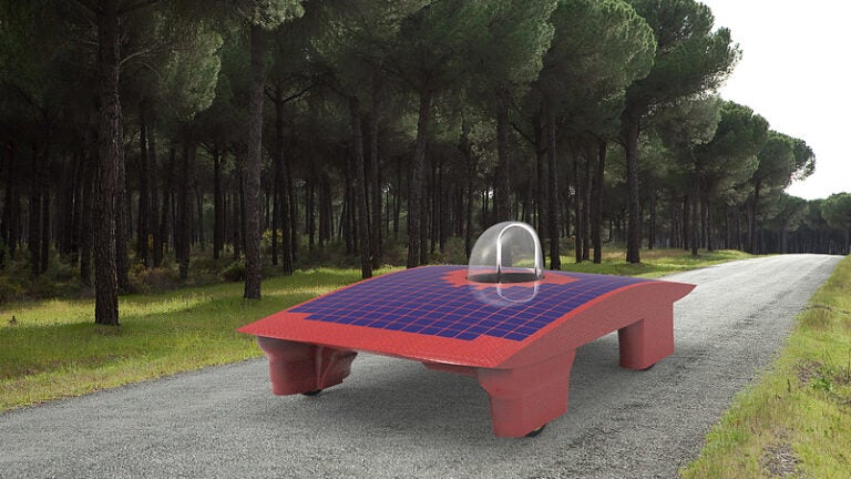 solar car rendering