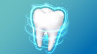Janet Moradian-Oldak has been developing a special hydrogel that can promote the growth of an enamel-like surface on teeth and remineralize the dentin. (Illustration/iStock)