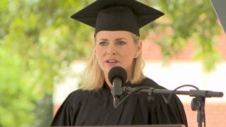 Kelly Grier, U.S. chairman for EY (the former Ernst & Young), speaks at the 2019 USC Leventhal School of Accounting commencement.