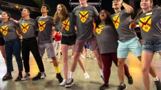 New North Residential College students have come together at the Residential College Cup Opening Ceremony.