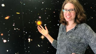 Vera Gluscevic joined the Department of Physics and Astronomy in 2019 and studies dark energy and dark matter. (USC Photo/Gary Polakovic)