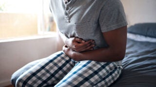 The initial symptoms of COVID-19 include fever, cough and muscle pain, followed by nausea and/or vomiting and diarrhea. (Photo/iStock)