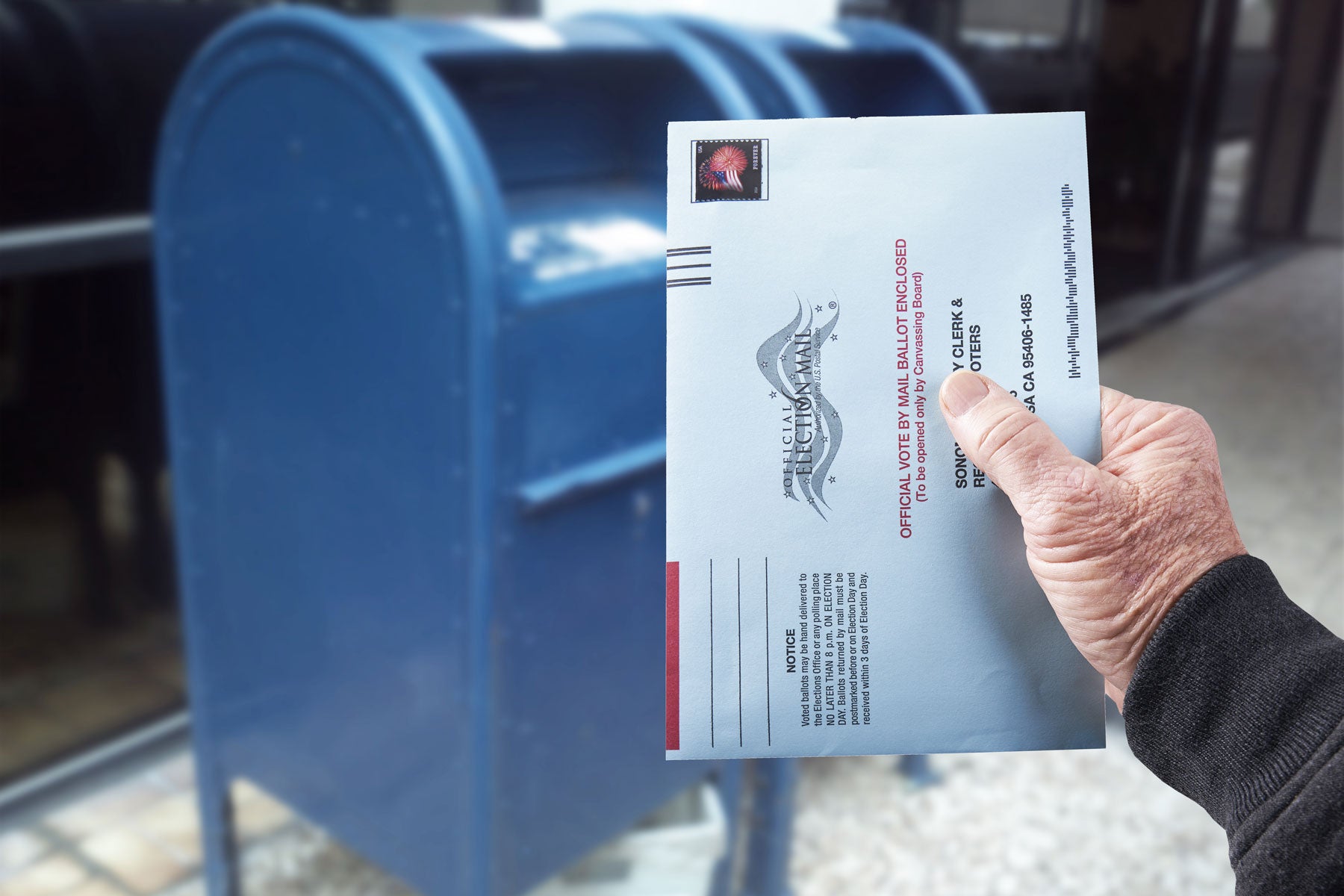 mail voting for federal election