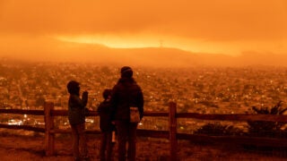 The sky across California darkened and turned orange in September as smoke from many wildfires across the state created a massive smoke cloud changing the sunlight and air quality. (Photo/Jason Doiy, iStock)