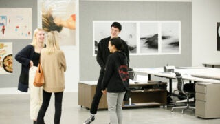 MFA design work spaces USC Roski grad building