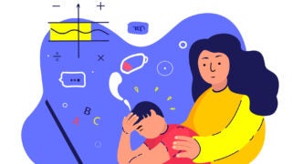 One barrier to online schooling for some children is that the majority of parents surveyed have limited experience with computing devices.(Photo/Shutterstock)