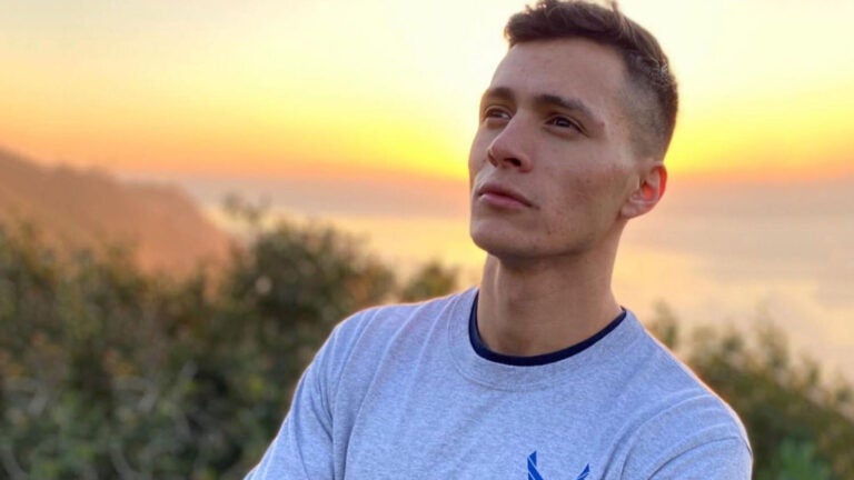 Matt Mena joined the U.S. Air Force after high school and served as an aviation specialist, troubleshooting and repairing electronics systems for planes. (Photo/Courtesy of Matt Mena)