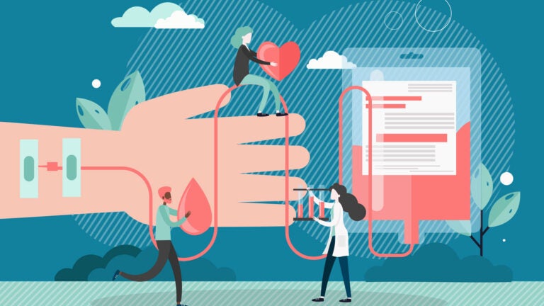 plasma donation illustration
