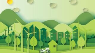 green city illustration