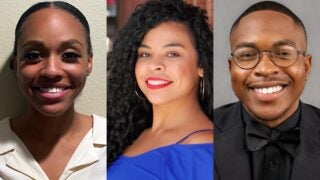 Jakaiya Burke, Natalie Hart and Lawrence Rolle