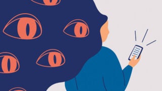 phone tracking location illustration