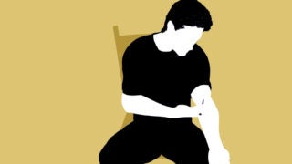 Opioid injection illustration