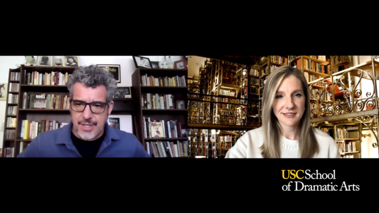 Dean Emily Roxworthy interviewed by Professor Oliver Mayer