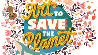 Earth with the phrase 