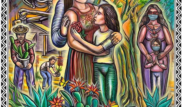 Folk art of vaccines for underserved communities in Los Angeles