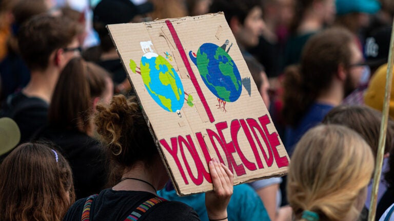 climate change protest