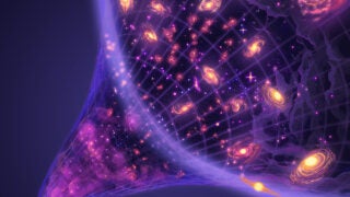 purple illustration of cosmos