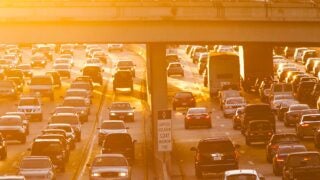 rush hour in Los Angeles