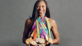 Trojan Allyson Felix the most decorated U.S. track and field athlete in history.